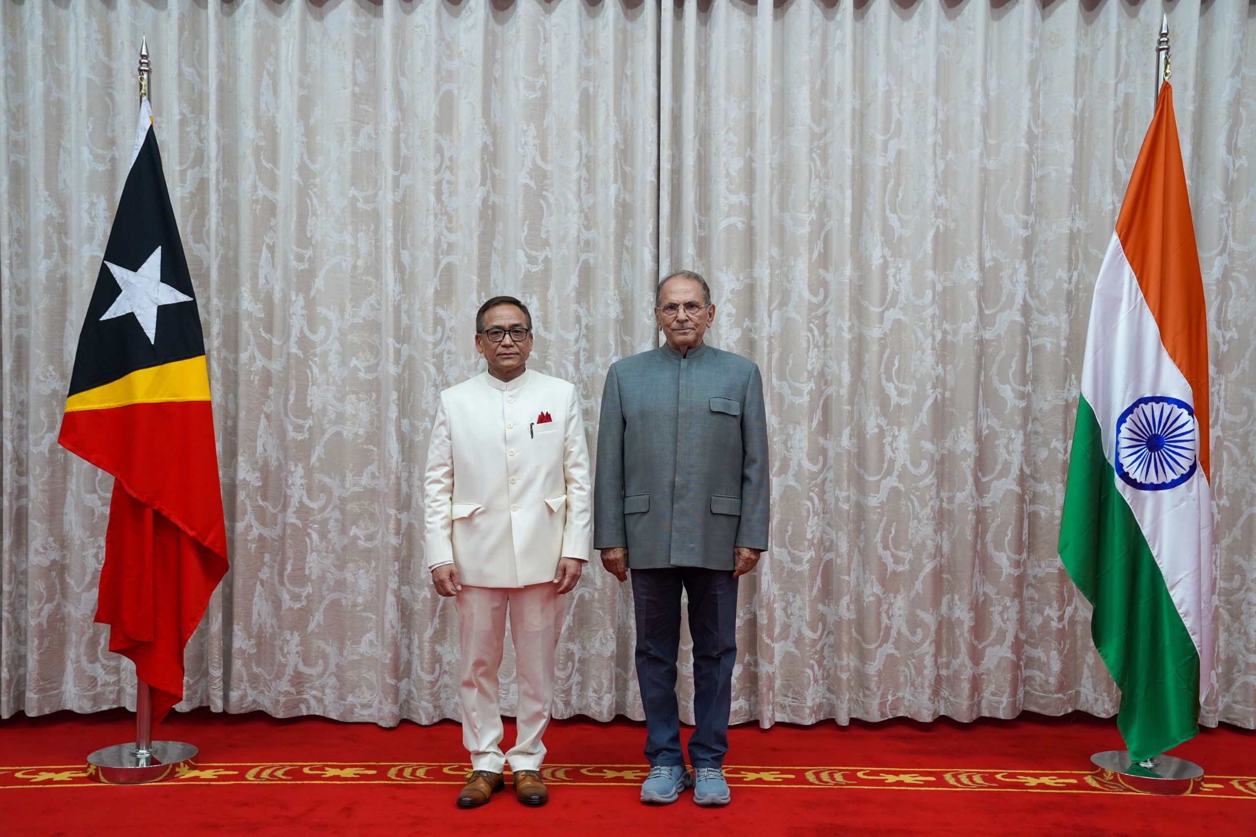 India’s new ambassador to Timor-Leste presents credentials to President Ramos-Horta