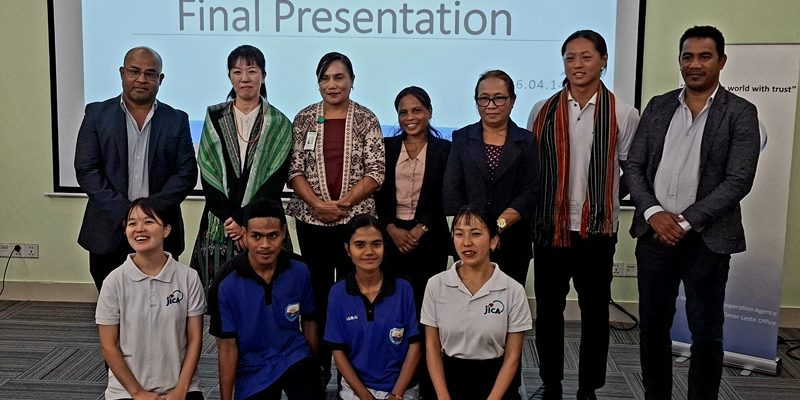 Four Japanese volunteers present results of two-year assignment in Timor-Leste