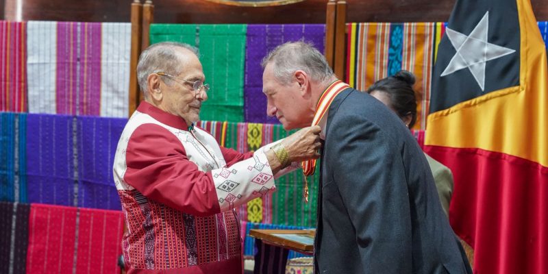 President Ramos-Horta bestows Medal Of The Order Of Timor-Leste to renowned British explorer David Hempleman-Adams