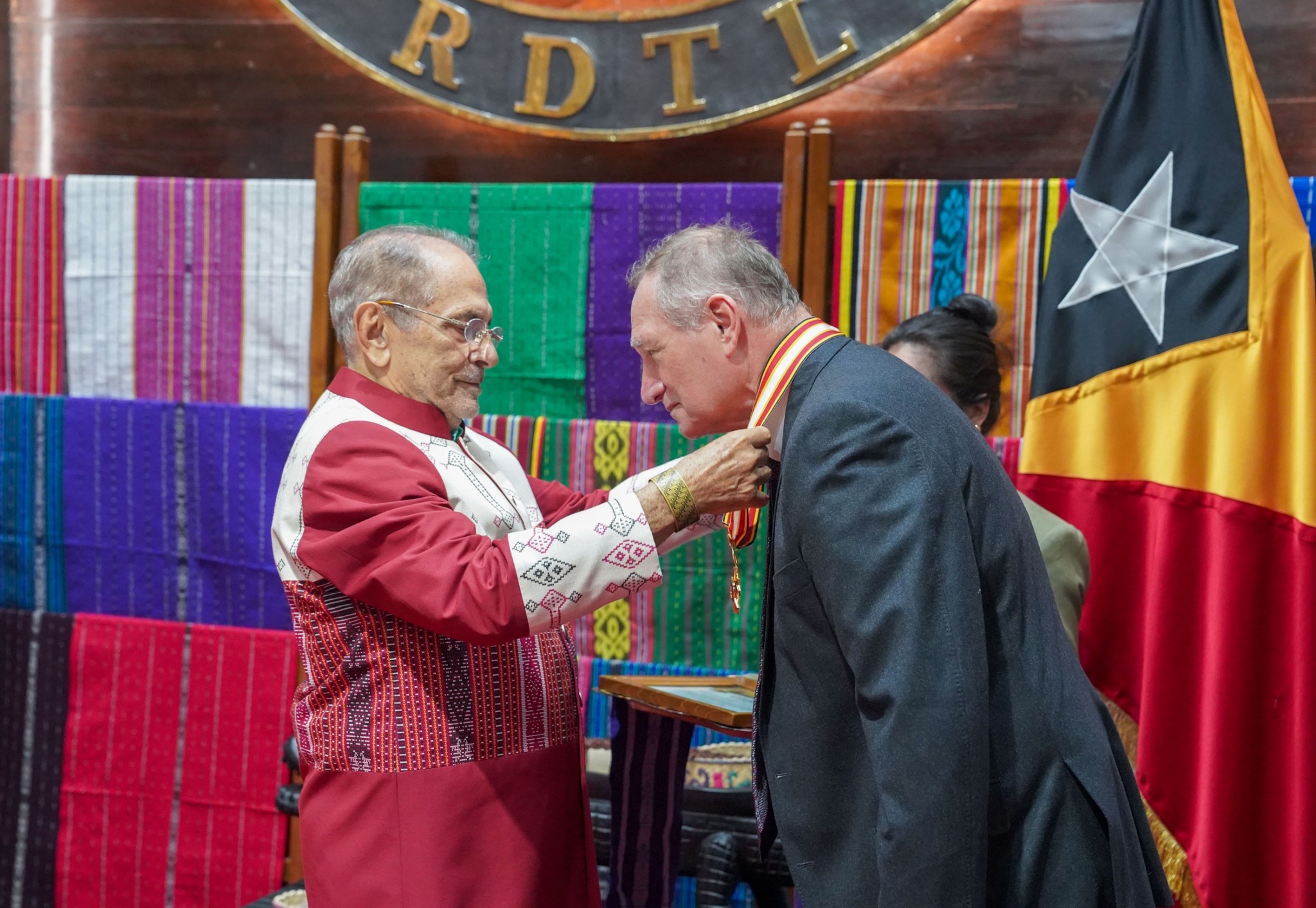 President Ramos-Horta bestows Medal Of The Order Of Timor-Leste to renowned British explorer David Hempleman-Adams
