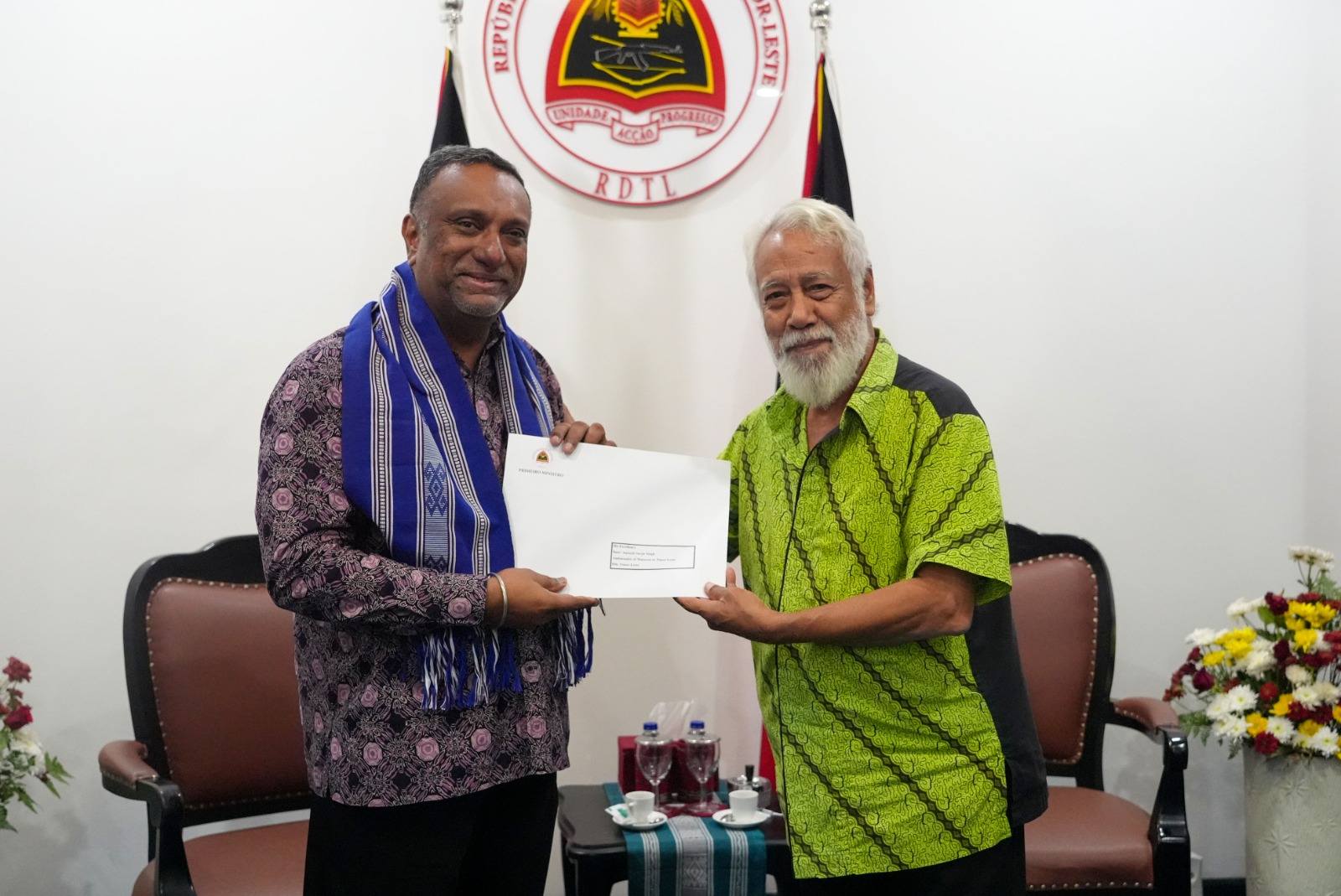 Malaysian Ambassador bids farewell to PM Gusmão