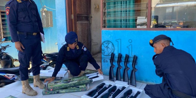 Authorities seize 12 air rifles near Timor-Leste border