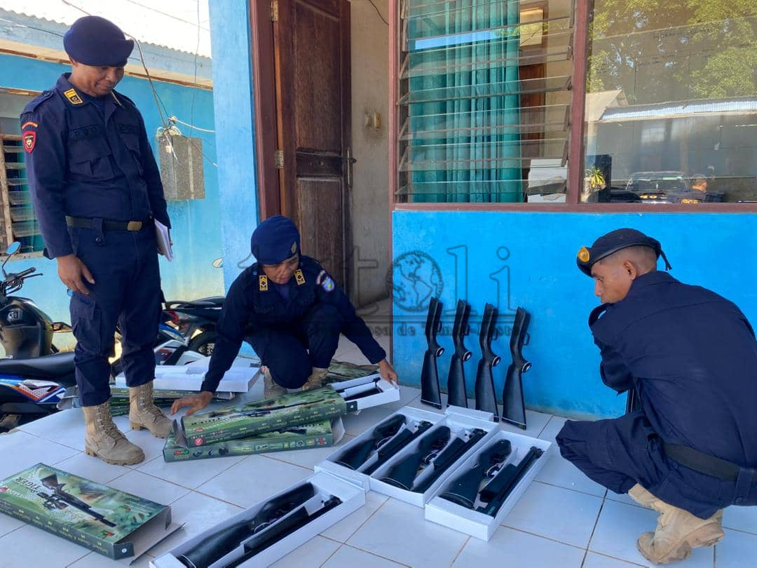 Authorities seize 12 air rifles near Timor-Leste border