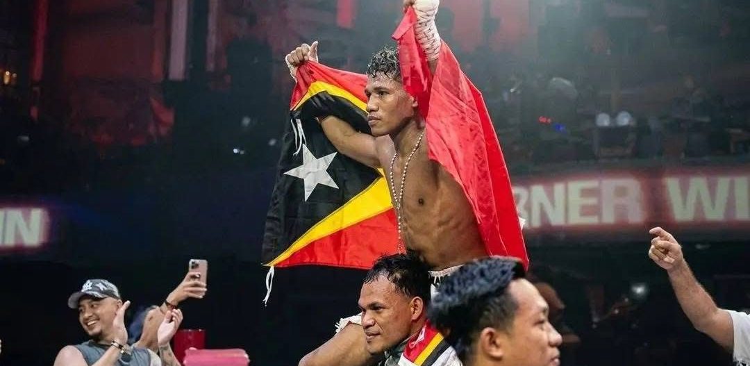 Timorese boxer Deniel de Assis Belo shines at HW Sport Night Bali event
