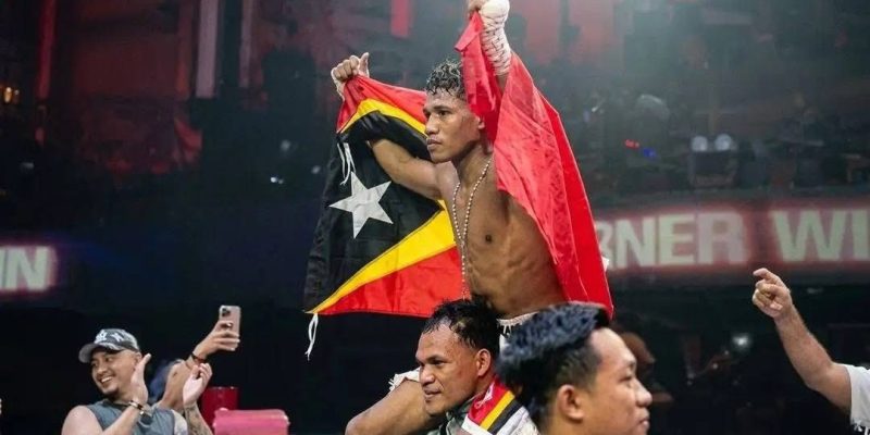 Timorese boxer Deniel de Assis Belo shines at HW Sport Night Bali event