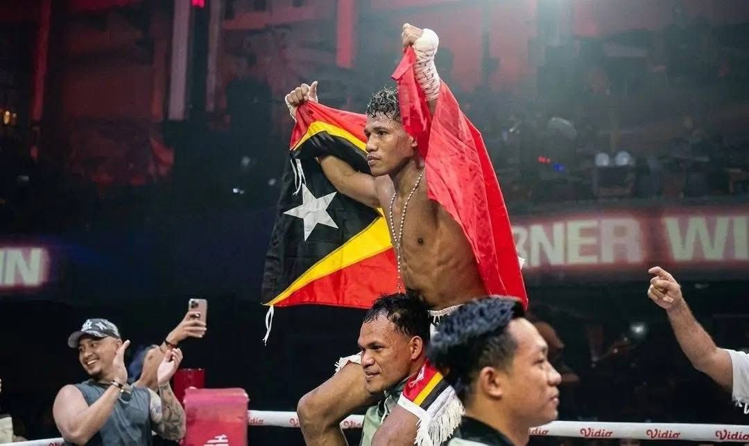 Timorese boxer Deniel de Assis Belo shines at HW Sport Night Bali event