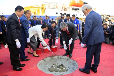 Groundbreaking Ceremony for Internaitonal Convention Center in Dili