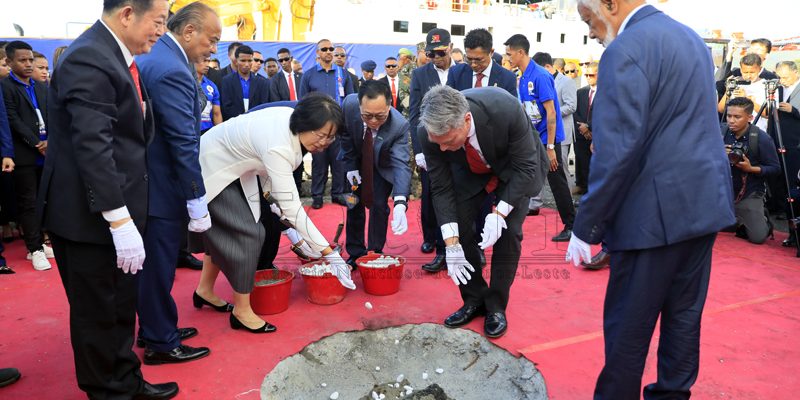 Groundbreaking Ceremony for Internaitonal Convention Center in Dili