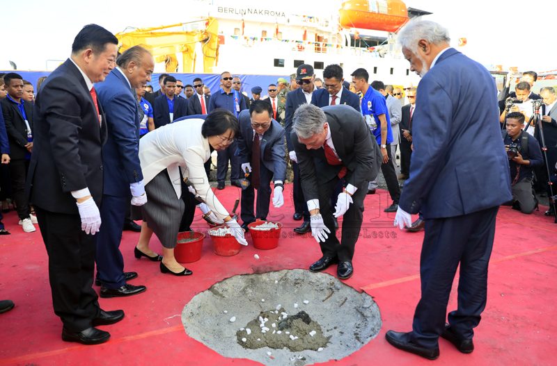 Groundbreaking Ceremony for Internaitonal Convention Center in Dili