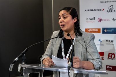Zuliana Lainez elected as new IFJ president at IFJ Centenary Congress