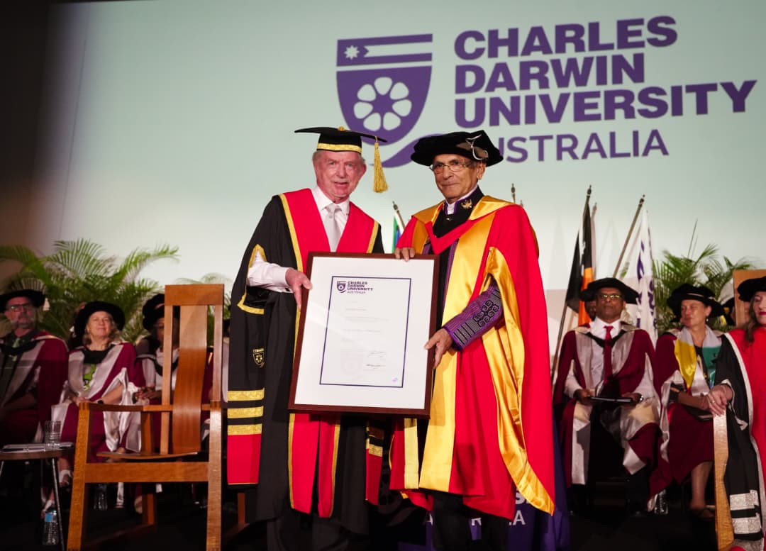 President Ramos-Horta receives Doctor of Honoris Causa from Charles Darwin University