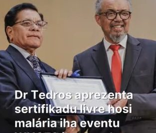 Timor-Leste formally receives WHO malaria-free certification at World Health Assembly