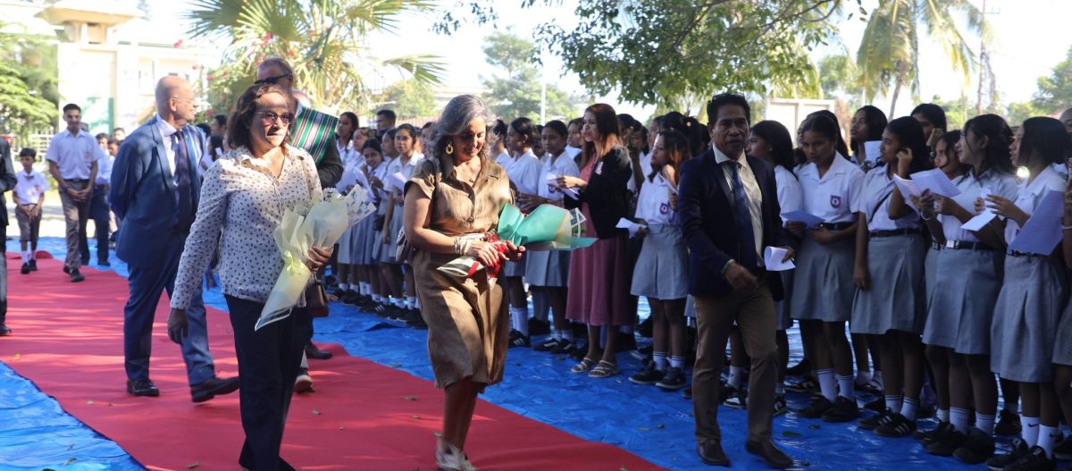 Education Minister and Portugal’s Secretary of State for School Administration visit Externato São José School
