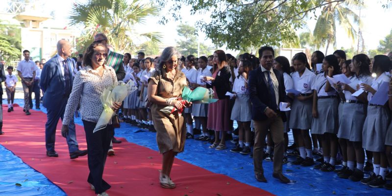 Education Minister and Portugal’s Secretary of State for School Administration visit Externato São José School