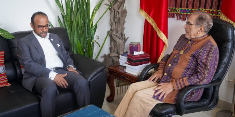 Ramos-Horta, UAE ambassador discuss education, diplomacy and development cooperation