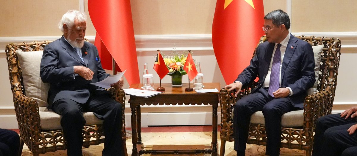 Lê Minh Hưng invites Xanana Gusmão to visit Vietnam during bilateral talks in Cebu