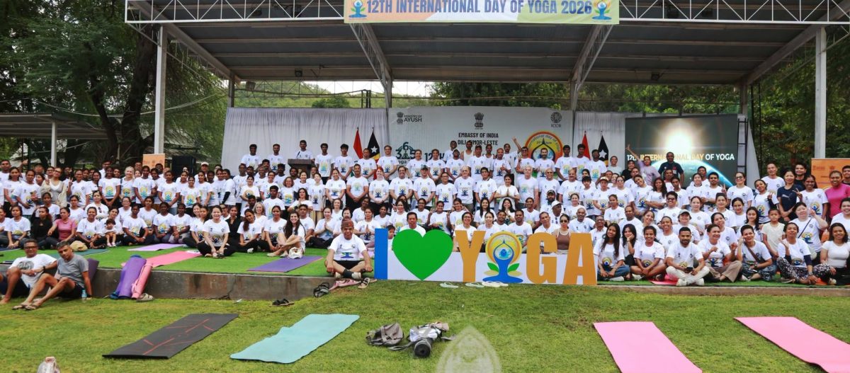 Embassy of India celebrates the 12th international day of Yoga in Timor-Leste