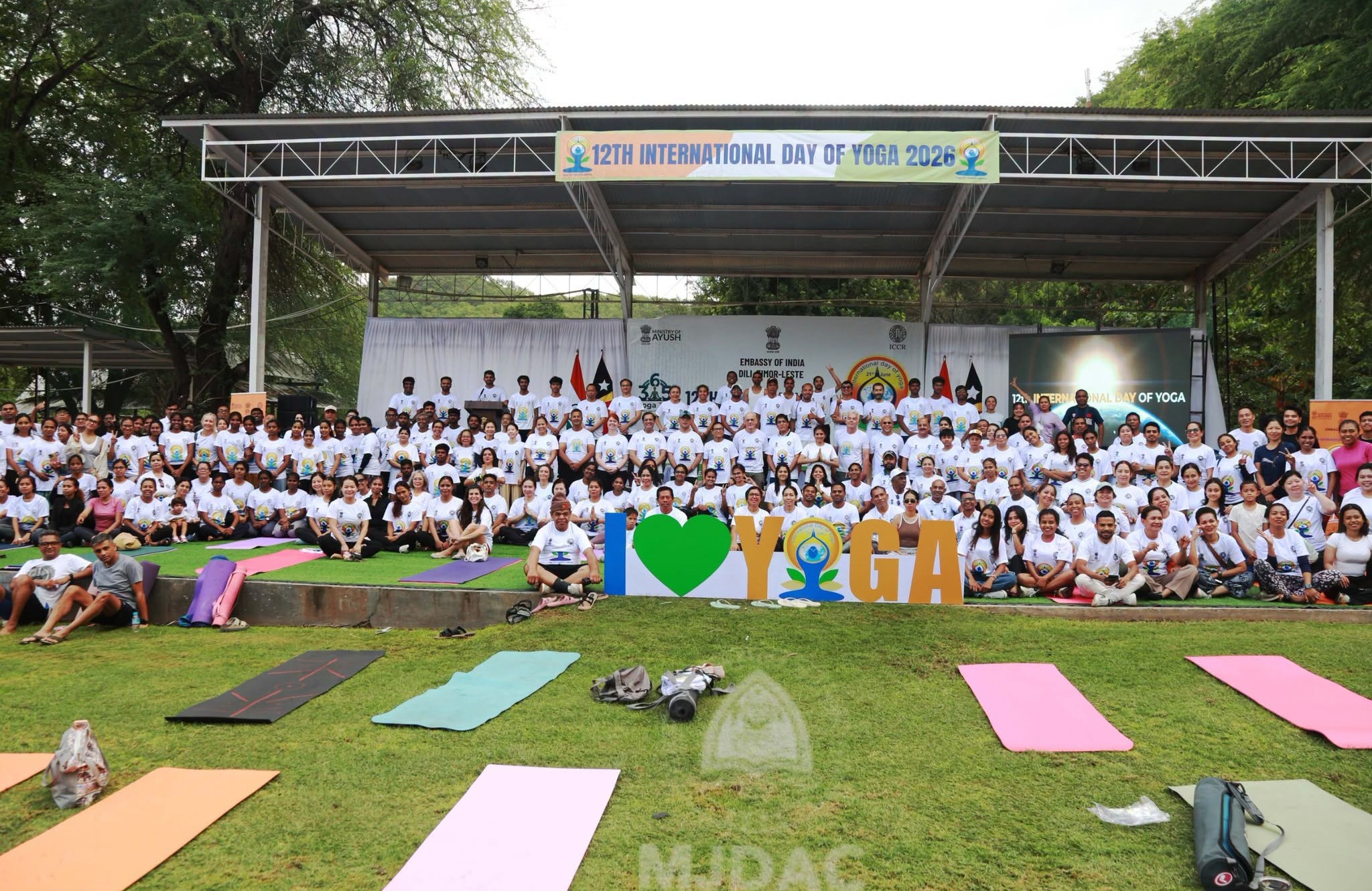 Embassy of India celebrates the 12th international day of Yoga in Timor-Leste