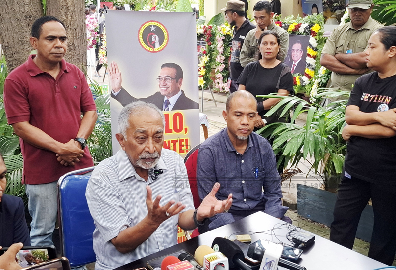 Alkatiri calls for unity in honoring the legacy of the late former President Lú Olo