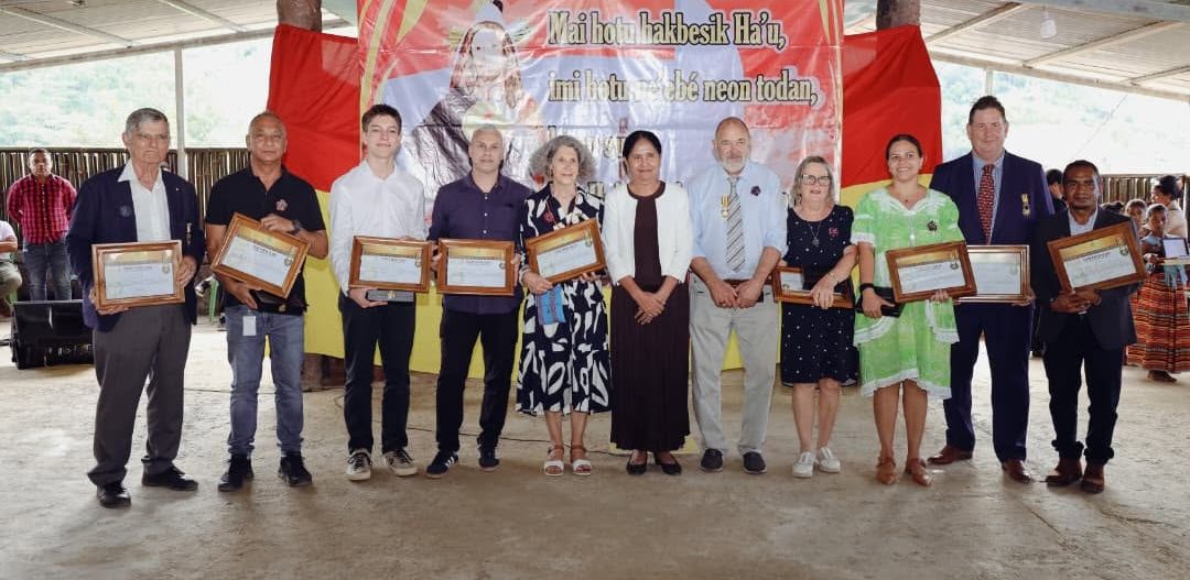 President Ramos-Horta awards Medal Of Merit to key contributors of Bakhita Center in Ermera and Bobonaro