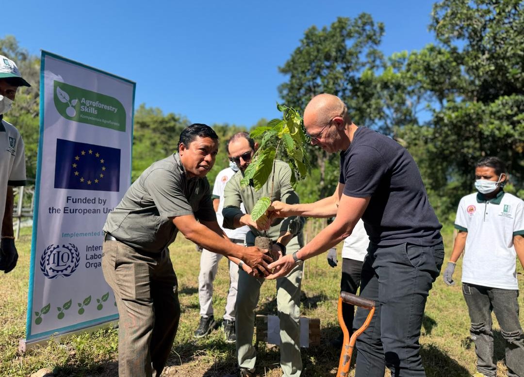 EU High-Level visit highlights agroforestry success in Timor-Leste