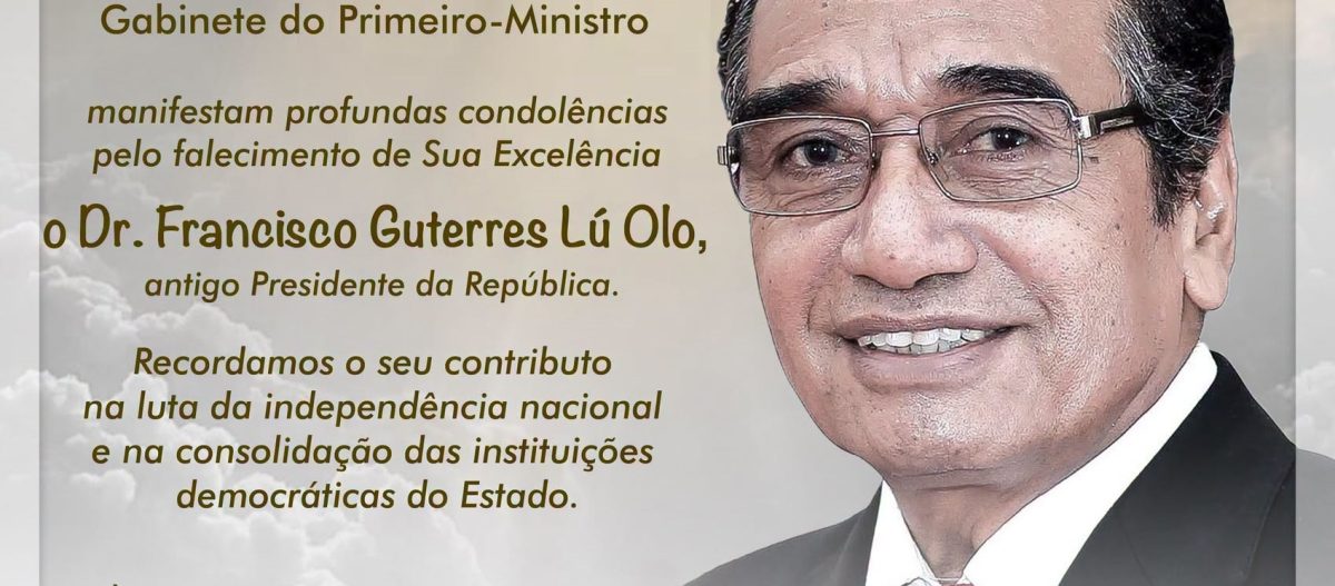 Prime Minister Gusmão mourns former President “Lú Olo”, honors his enduring legacy