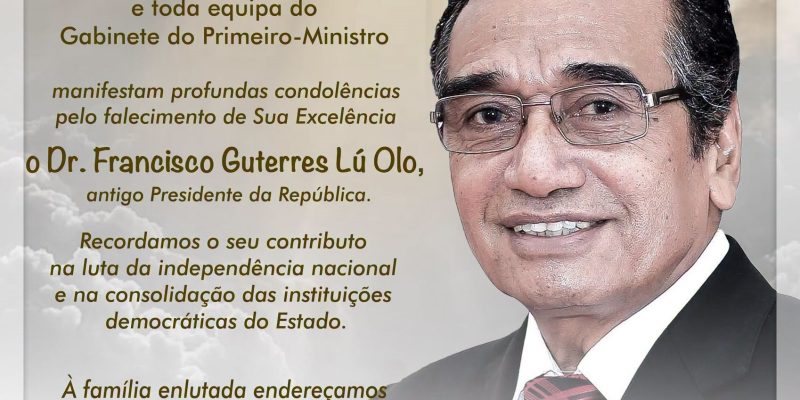 Prime Minister Gusmão mourns former President “Lú Olo”, honors his enduring legacy