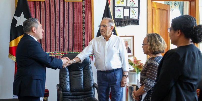 President Ramos-Horta and argentine ambassador announce resumption of bilateral cooperation in health and sports