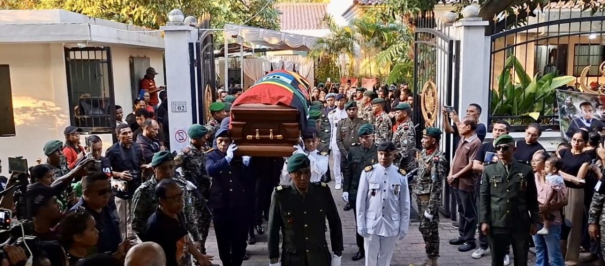 Large crowds turned out to pay their final respects and bid farewell to the late former President “Lú Olo”