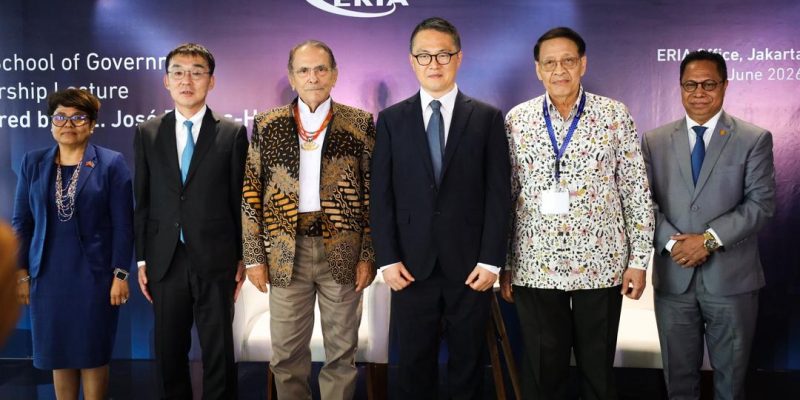 President Ramos-Horta delivers keynote lecture on leadership and regional diplomacy at the Eria School of Government in Jakarta