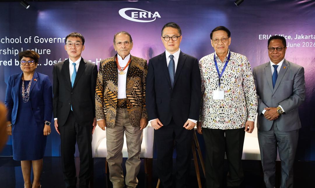President Ramos-Horta delivers keynote lecture on leadership and regional diplomacy at the Eria School of Government in Jakarta