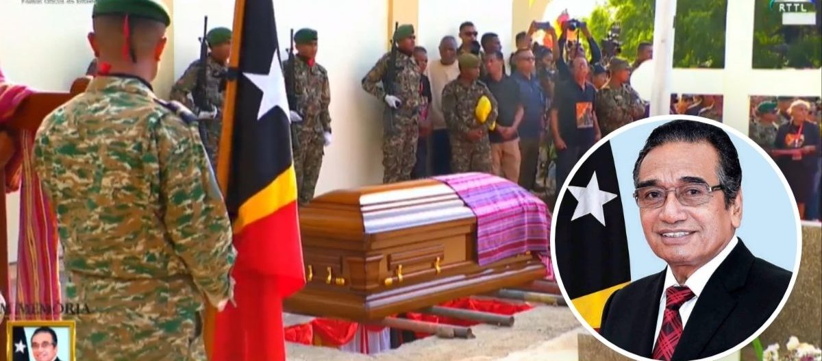 Former President “Lú Olo” laid to rest in Metinaro-Dili among national heroes