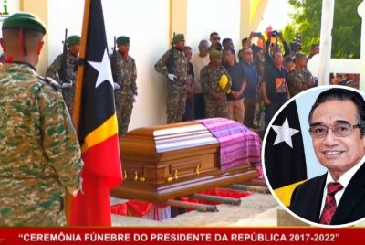 Former President “Lú Olo” laid to rest in Metinaro-Dili among national heroes