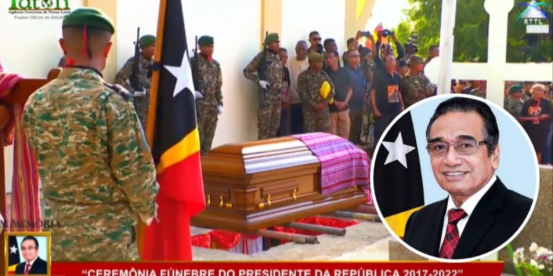 Former President “Lú Olo” laid to rest in Metinaro-Dili among national heroes
