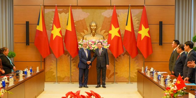 PM Gusmão holds talks with Vietnam National Assembly Leadership
