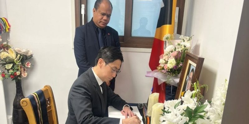 Book of Condolence opens at Timor-Leste embassy in Seoul for former President Francisco Guterres “Lú Olo”