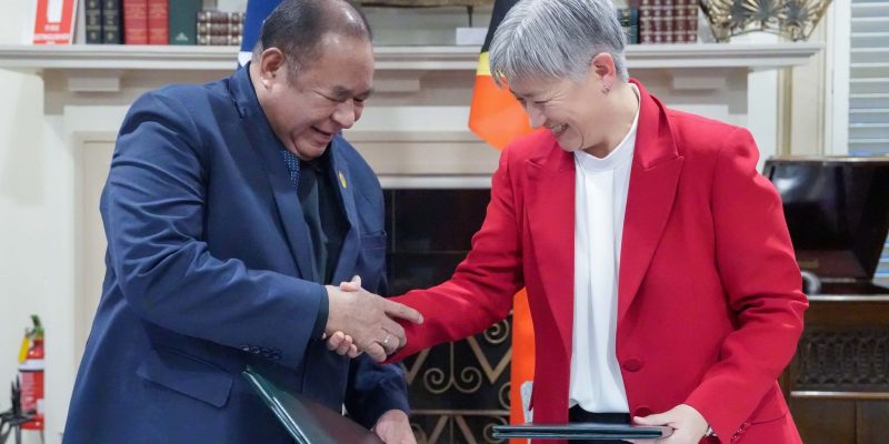 Minister Bendito and Foreign Minister Penny Wong sign MoU to advance the Timor-Leste–Australia “New Partnership for a New Era”