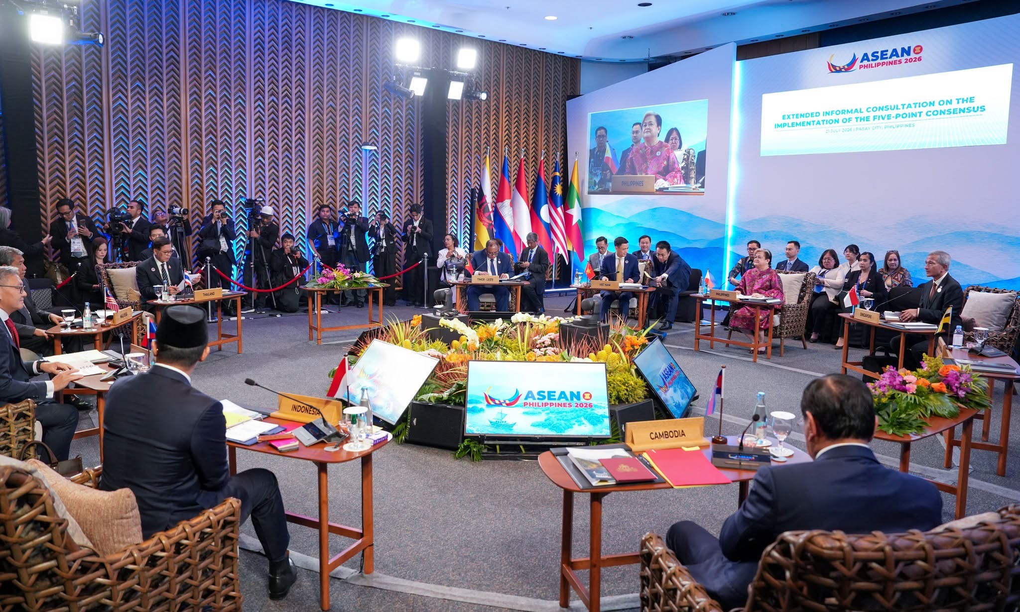 Minister Bendito participates in extended informal consultation on the implementation of the Five-Point Consensus