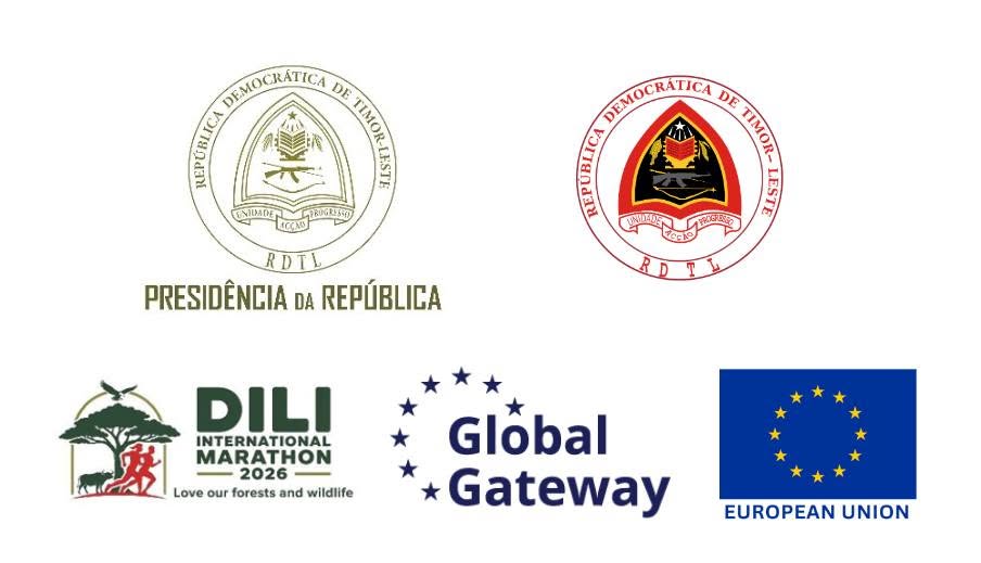 Dili International Marathon 2026 announcing main gold sponsor: European Union Diplomatic Mission to Timor-Leste