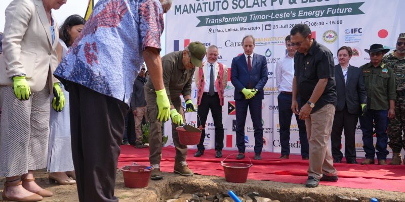 President Ramos-Horta launches Solar Photovoltaic Installation Project in Manatuto