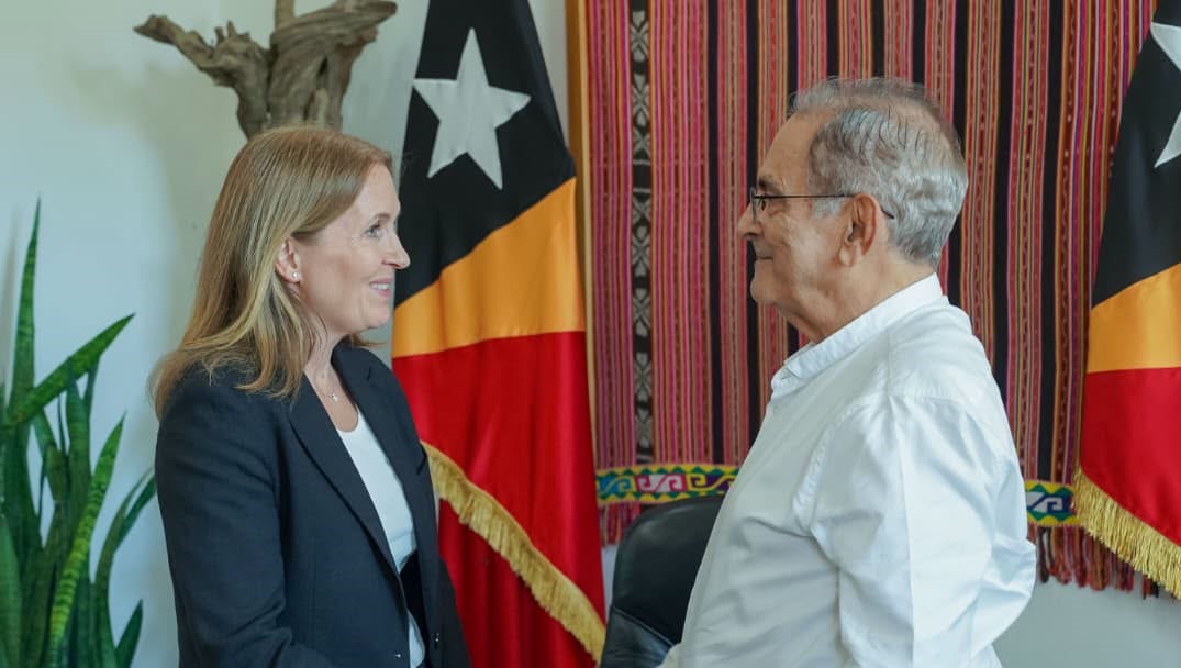 President Ramos-Horta receives farewell visit from outgoing Norwegian Ambassador Rut Krüger Giverin