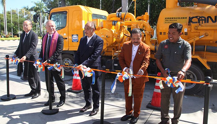 Japanese company supports vocational training with sanitation vehicle donation to CNEFP