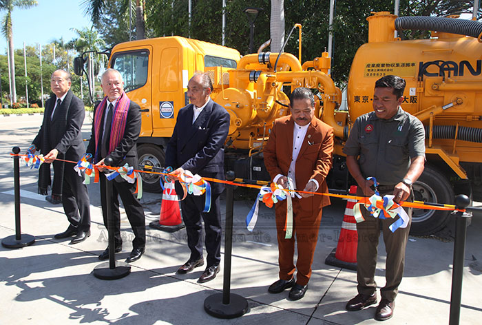 Japanese company supports vocational training with sanitation vehicle donation to CNEFP