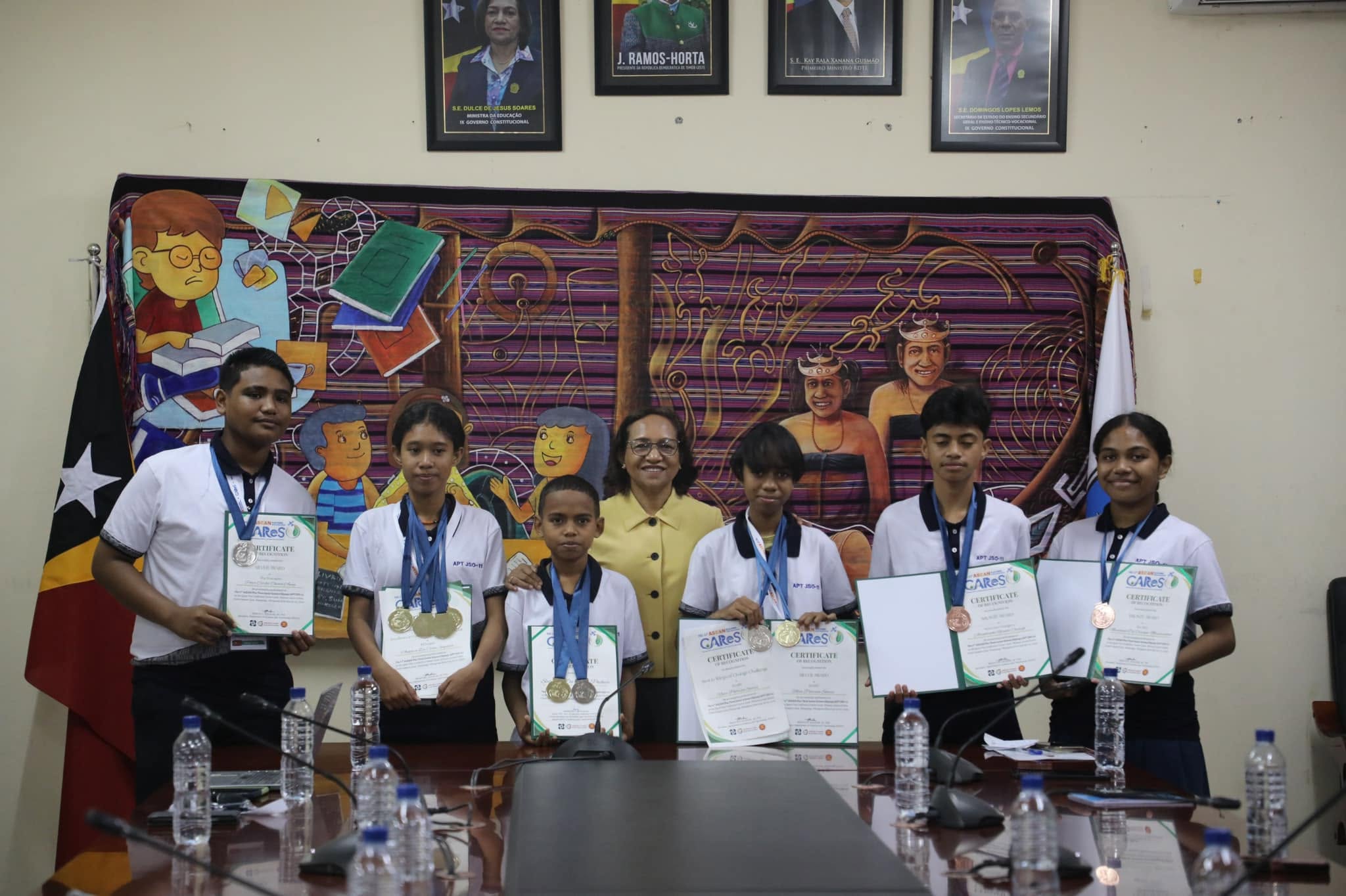 Timorese students bring home gold and excellence awards from ASEAN+3 Junior Science Odyssey