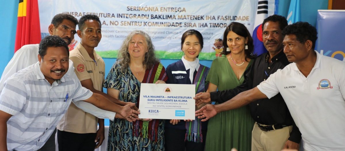 UNICEF hands over solar power and water facilities to improve services for children and families in Atauro