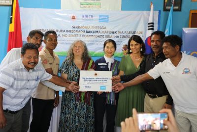 UNICEF hands over solar power and water facilities to improve services for children and families in Atauro