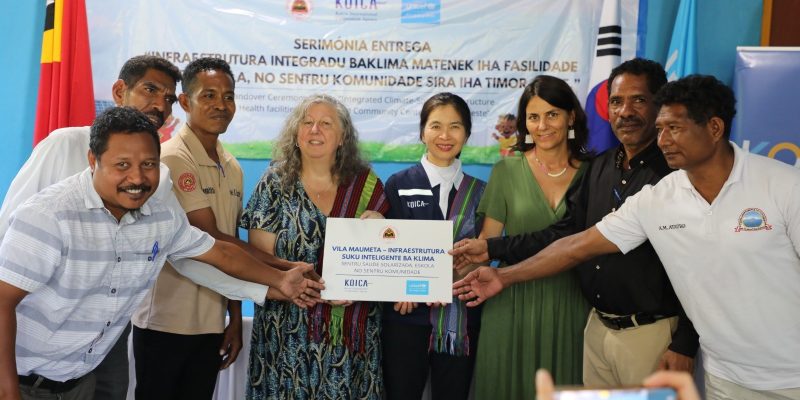 UNICEF hands over solar power and water facilities to improve services for children and families in Atauro