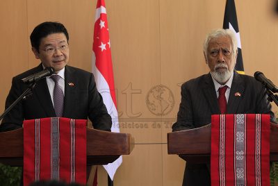 Gusmão and Singapore PM Lawrence Wong strengthen bilateral cooperation