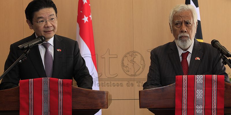 Gusmão and Singapore PM Lawrence Wong strengthen bilateral cooperation