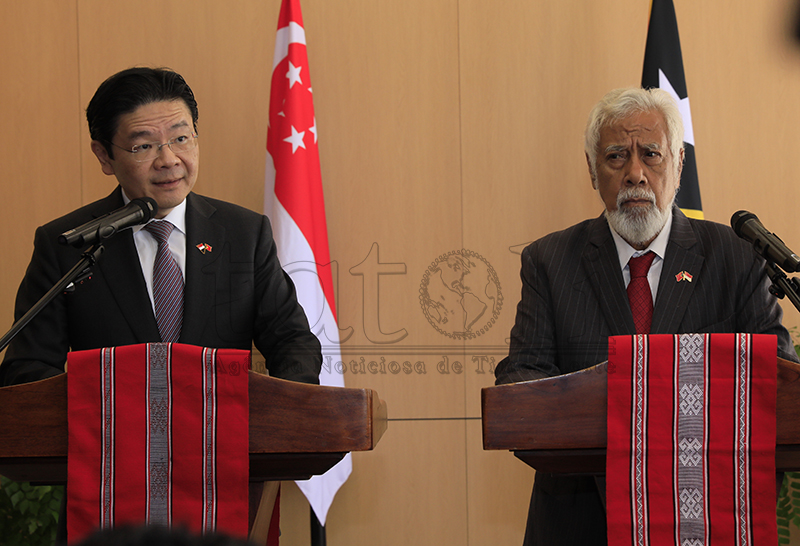 Gusmão and Singapore PM Lawrence Wong strengthen bilateral cooperation